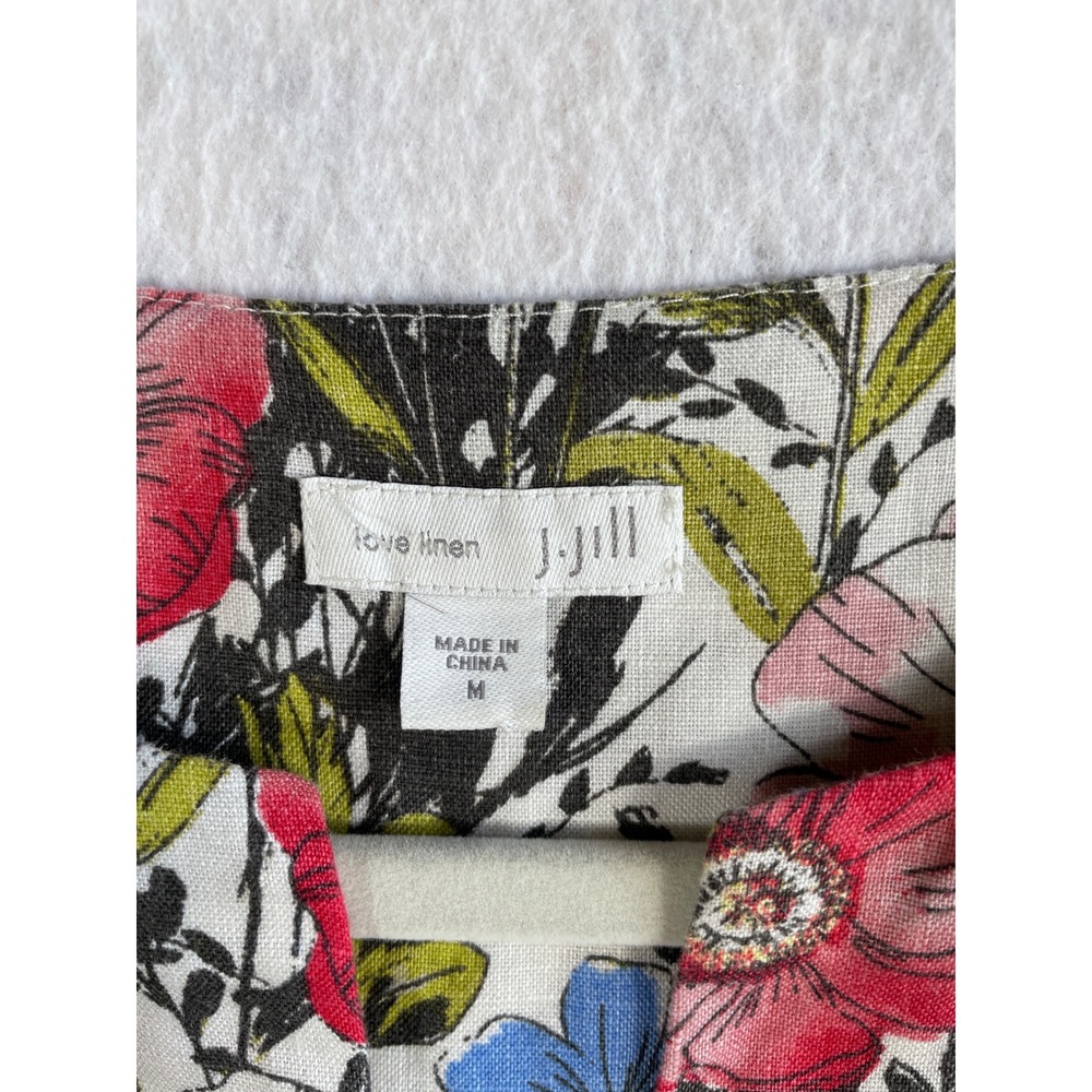 Floral Sleeveless Shift Dress - Multicolor - Picture 5 of 9